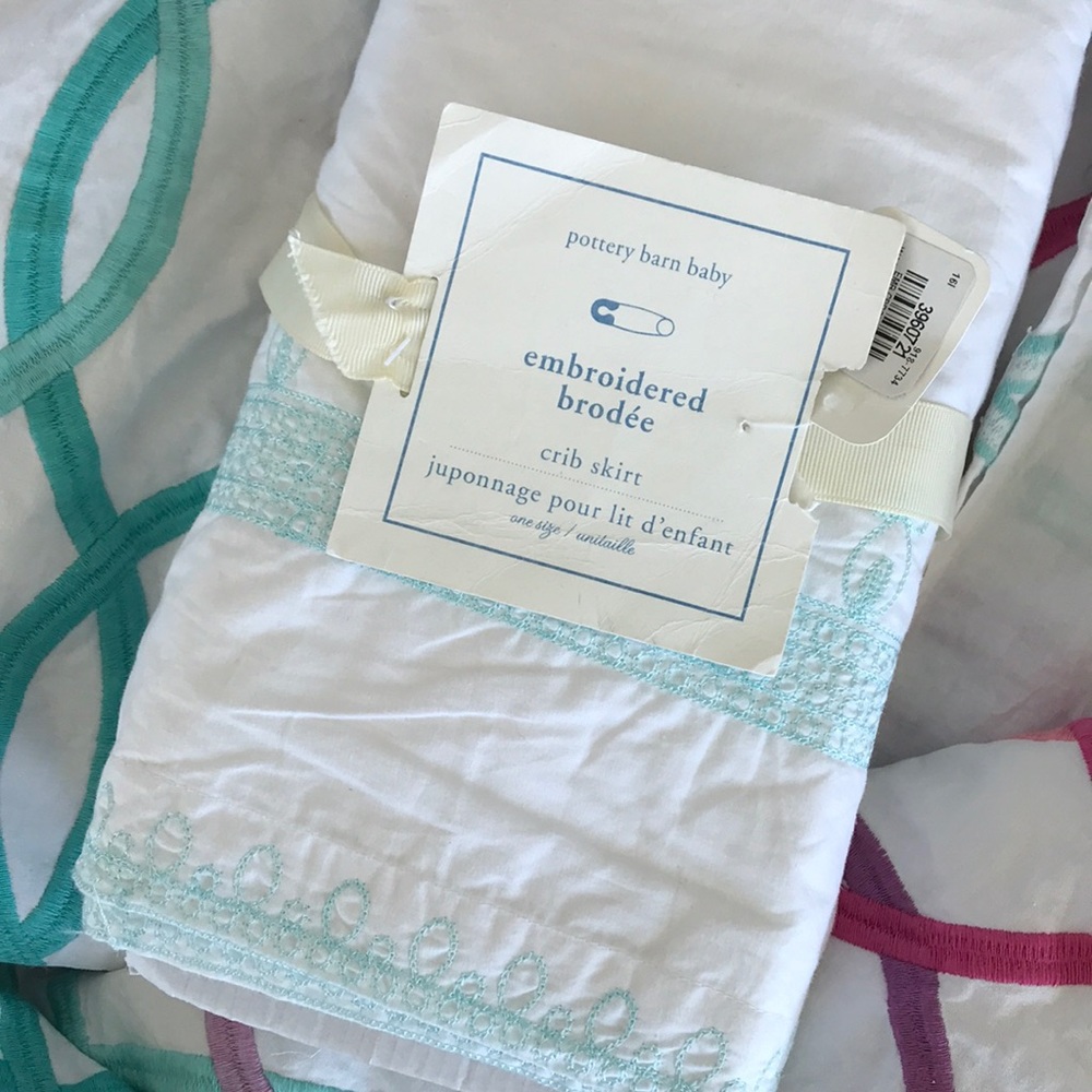 Pottery Barn Crib Skirt